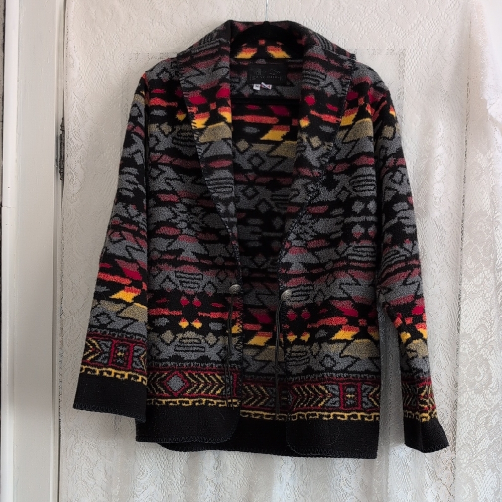Vibrant Patterned Women's Blazer